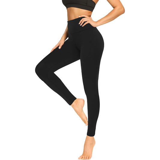 OLENNZ Soft Leggings for Women - High Waisted Tummy Control No See Through Workout Yoga Pants