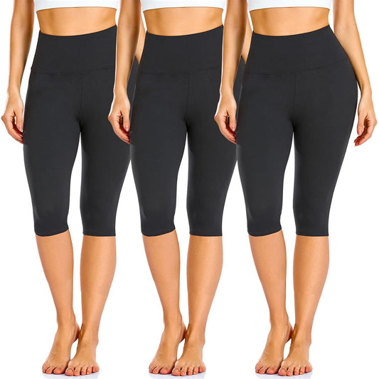 OLENNZ 2 Pack Plus Size Leggings for Women-Stretchy X-Large-4X Tummy Control High Waist Spandex Workout Black Yoga Pants