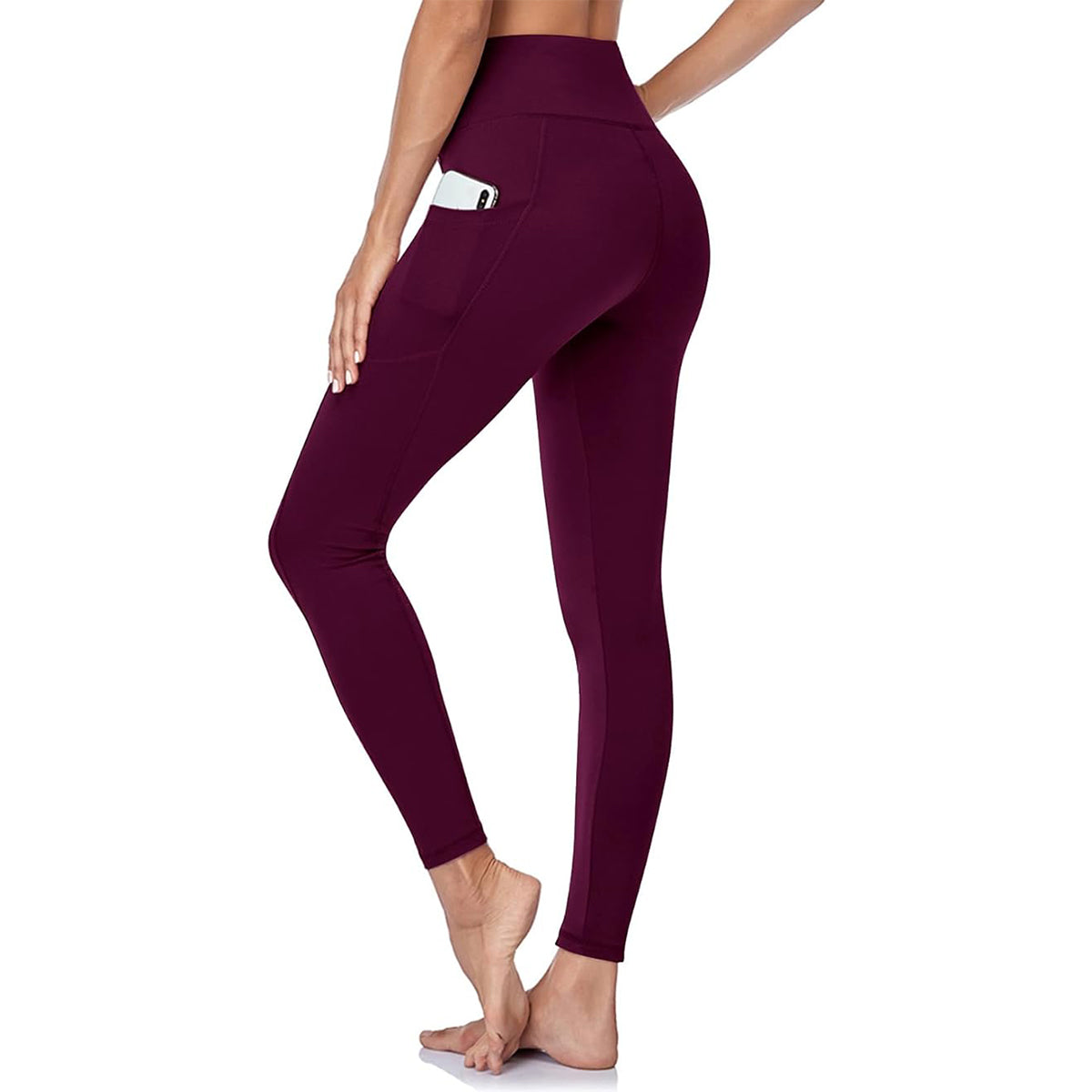 OLENNZ High Waisted Leggings for Women - Soft Opaque Slim Tummy Control Printed Pants for Running Cycling Yoga