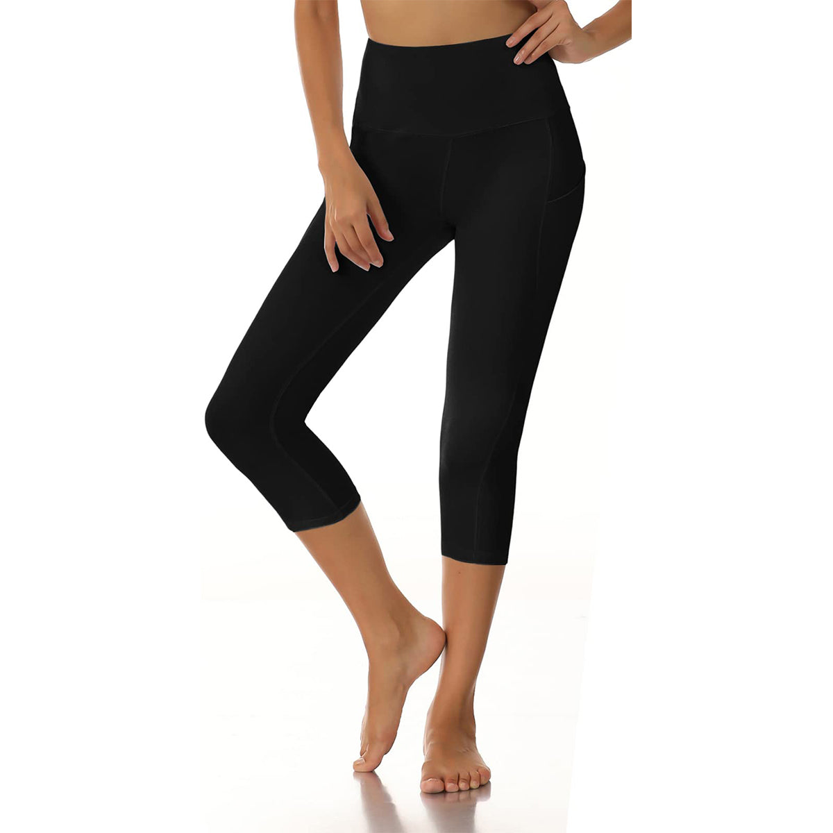 OLENNZ Yoga Pants with Pockets for Women - Leggings with Pockets High Waisted Tummy Control Non See-Through Workout Pants